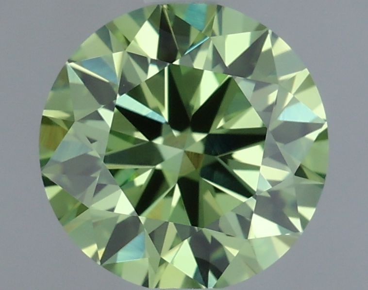 Ideal Loose Diamond - ROUND 1.04ct Fancy Vivid Green VVS2: Ideal Loose Diamond - ROUND 1.04ct Fancy Vivid Green VVS2 Source: This is a real non-mined Diamond that has been grown in a lab Shape: ROUND Carats: 1.04 Color: Fancy Vivid Green Certification: IGI Vi
