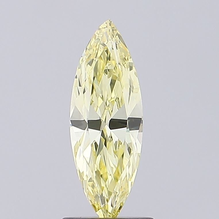 Loose Diamond - MARQUISE 1.05ct Fancy Intense Yellow VVS2: Loose Diamond - MARQUISE 1.05ct Fancy Intense Yellow VVS2 Source: This is a real non-mined Diamond that has been grown in a lab Shape: MARQUISE Carats: 1.05 Color: Fancy Intense Yellow Certification: 