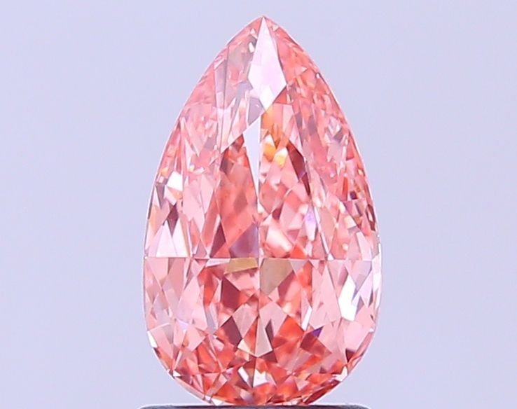 Loose Diamond - PEAR 1.37ct Fancy Vivid Pink VS2: Loose Diamond - PEAR 1.37ct Fancy Vivid Pink VS2 Source: This is a real non-mined Diamond that has been grown in a lab Shape: PEAR Carats: 1.37 Color: Fancy Vivid Pink Certification: IGI Video: