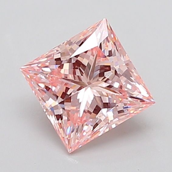 Loose Diamond - PRINCESS 2.52ct Fancy Intense Pink VS2: Loose Diamond - PRINCESS 2.52ct Fancy Intense Pink VS2 Source: This is a real non-mined Diamond that has been grown in a lab Shape: PRINCESS Carats: 2.52 Color: Fancy Intense Pink Certification: IGI T