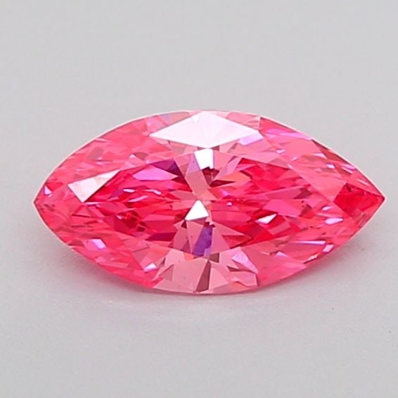 Loose Diamond - MARQUISE 0.45ct Fancy Vivid Pink VS1: Loose Diamond - MARQUISE 0.45ct Fancy Vivid Pink VS1 Source: This is a real non-mined Diamond that has been grown in a lab Shape: MARQUISE Carats: 0.45 Color: Fancy Vivid Pink Certification: IGI Video