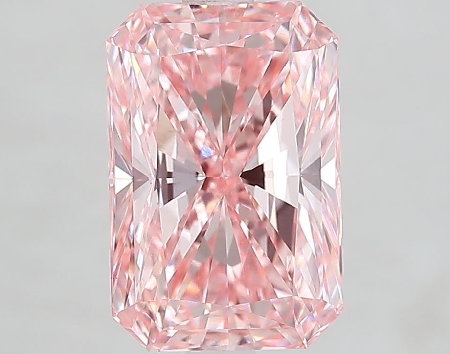 Loose Diamond - RADIANT 3.09ct Fancy Vivid Pink VVS2: Loose Diamond - RADIANT 3.09ct Fancy Vivid Pink VVS2 Source: This is a real non-mined Diamond that has been grown in a lab Shape: RADIANT Carats: 3.09 Color: Fancy Vivid Pink Certification: IGI Video: