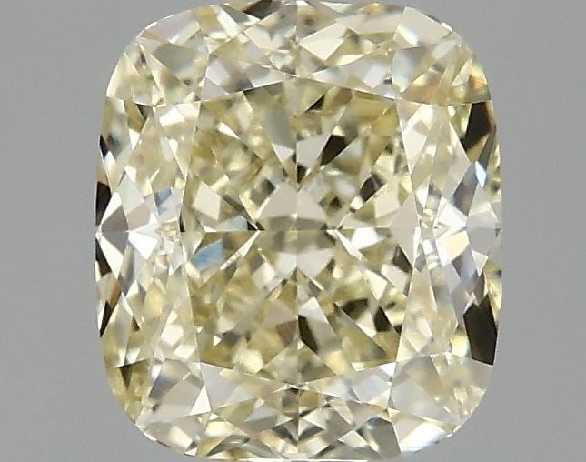 Loose Diamond - CUSHION MODIFIED 2.08ct Fancy Intense Yellow VVS2: Loose Diamond - CUSHION MODIFIED 2.08ct Fancy Intense Yellow VVS2 Source: This is a real non-mined Diamond that has been grown in a lab Shape: CUSHION MODIFIED Carats: 2.08 Color: Fancy Intense Yellow
