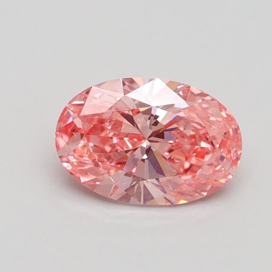 Loose Diamond - OVAL 1.06ct Fancy Vivid Pink VS1: Loose Diamond - OVAL 1.06ct Fancy Vivid Pink VS1 Source: This is a real non-mined Diamond that has been grown in a lab Shape: OVAL Carats: 1.06 Color: Fancy Vivid Pink Certification: IGI Video: