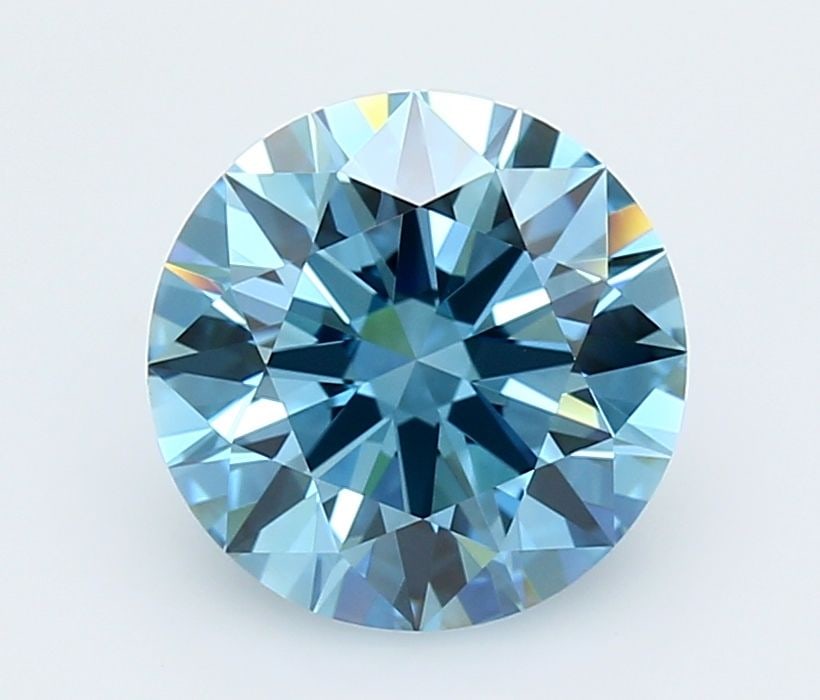 Ideal Loose Diamond - ROUND 3.23ct Fancy Vivid Blue VVS2: Ideal Loose Diamond - ROUND 3.23ct Fancy Vivid Blue VVS2 Source: This is a real non-mined Diamond that has been grown in a lab Shape: ROUND Carats: 3.23 Color: Fancy Vivid Blue Certification: IGI Vide