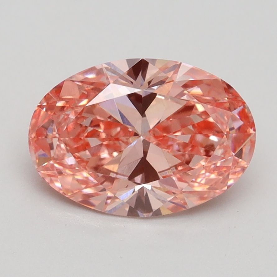 Loose Diamond - OVAL 1.7ct Fancy Vivid Pink VS2: Loose Diamond - OVAL 1.7ct Fancy Vivid Pink VS2 Source: This is a real non-mined Diamond that has been grown in a lab Shape: OVAL Carats: 1.7 Color: Fancy Vivid Pink Certification: IGI Video: