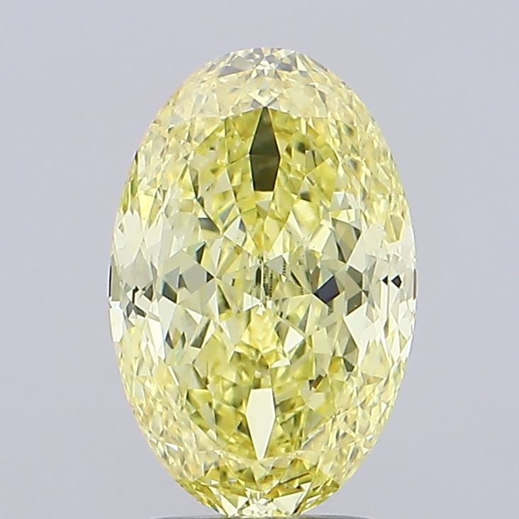 Loose Diamond - OVAL 3.4ct Fancy Intense Yellow VS1: Loose Diamond - OVAL 3.4ct Fancy Intense Yellow VS1 Source: This is a real non-mined Diamond that has been grown in a lab Shape: OVAL Carats: 3.4 Color: Fancy Intense Yellow Certification: IGI Video: