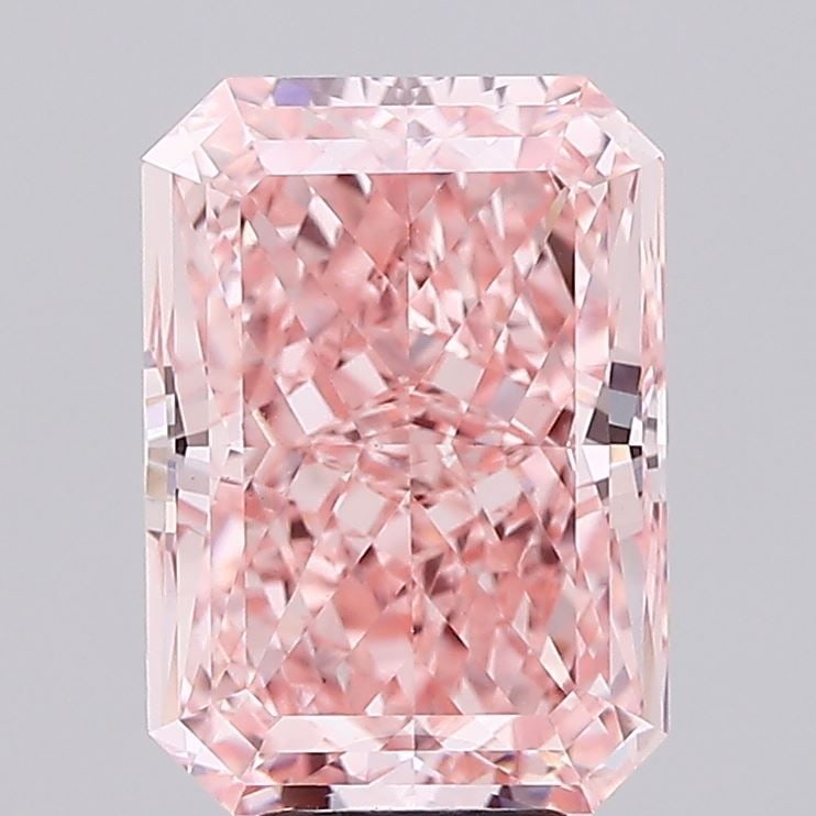 Loose Diamond - RADIANT 8.52ct Fancy Vivid Pink VS1: Loose Diamond - RADIANT 8.52ct Fancy Vivid Pink VS1 Source: This is a real non-mined Diamond that has been grown in a lab Shape: RADIANT Carats: 8.52 Color: Fancy Vivid Pink Certification: IGI Video: