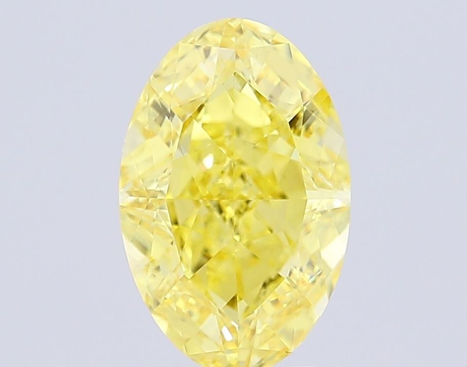 Loose Diamond - OVAL 4.01ct Fancy Vivid Yellow VVS2: Loose Diamond - OVAL 4.01ct Fancy Vivid Yellow VVS2 Source: This is a real non-mined Diamond that has been grown in a lab Shape: OVAL Carats: 4.01 Color: Fancy Vivid Yellow Certification: IGI Video: