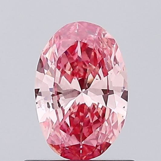 Loose Diamond - OVAL 0.53ct Fancy Vivid Pink SI1: Loose Diamond - OVAL 0.53ct Fancy Vivid Pink SI1 Source: This is a real non-mined Diamond that has been grown in a lab Shape: OVAL Carats: 0.53 Color: Fancy Vivid Pink Certification: NONE Video:
