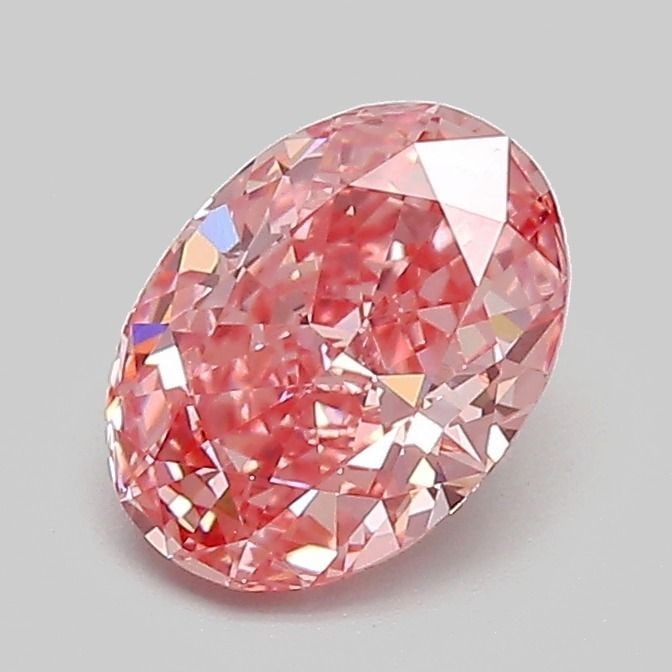 Loose Diamond - OVAL 1.1ct Fancy Vivid Pink VVS2: Loose Diamond - OVAL 1.1ct Fancy Vivid Pink VVS2 Source: This is a real non-mined Diamond that has been grown in a lab Shape: OVAL Carats: 1.1 Color: Fancy Vivid Pink Certification: IGI The Diamond De
