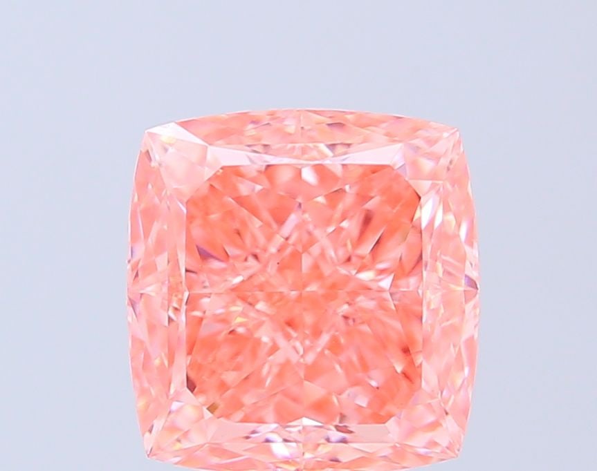 Loose Diamond - CUSHION MODIFIED 5.09ct Fancy Vivid Pink VVS2: Loose Diamond - CUSHION MODIFIED 5.09ct Fancy Vivid Pink VVS2 Source: This is a real non-mined Diamond that has been grown in a lab Shape: CUSHION MODIFIED Carats: 5.09 Color: Fancy Vivid Pink Certifi