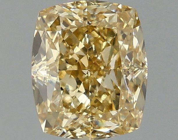 Loose Diamond - CUSHION MODIFIED 1.59ct Fancy Vivid Yellow VVS2: Loose Diamond - CUSHION MODIFIED 1.59ct Fancy Vivid Yellow VVS2 Source: This is a real non-mined Diamond that has been grown in a lab Shape: CUSHION MODIFIED Carats: 1.59 Color: Fancy Vivid Yellow Cer