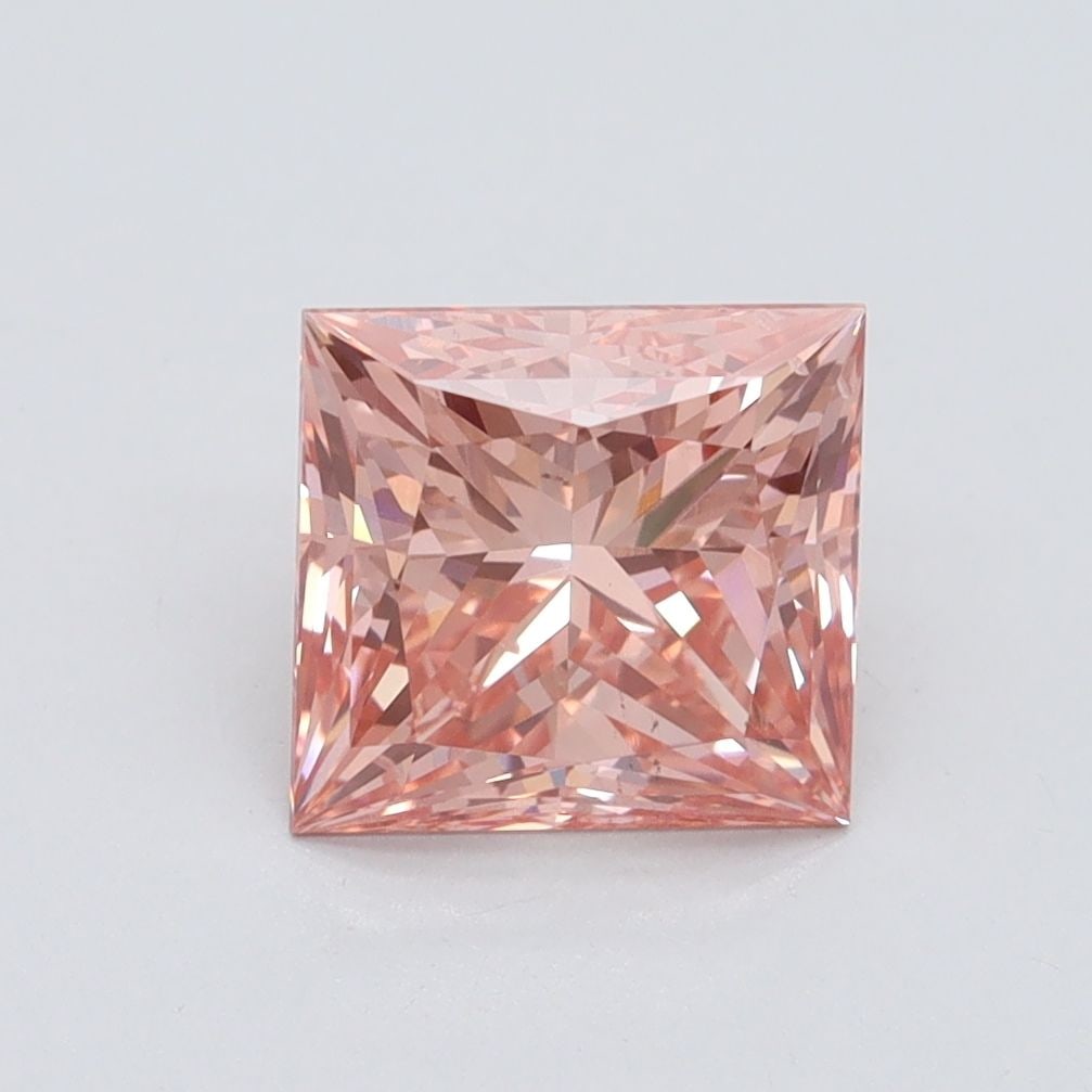 Loose Diamond - PRINCESS 2.02ct Fancy Intense Pink SI1: Loose Diamond - PRINCESS 2.02ct Fancy Intense Pink SI1 Source: This is a real non-mined Diamond that has been grown in a lab Shape: PRINCESS Carats: 2.02 Color: Fancy Intense Pink Certification: IGI V