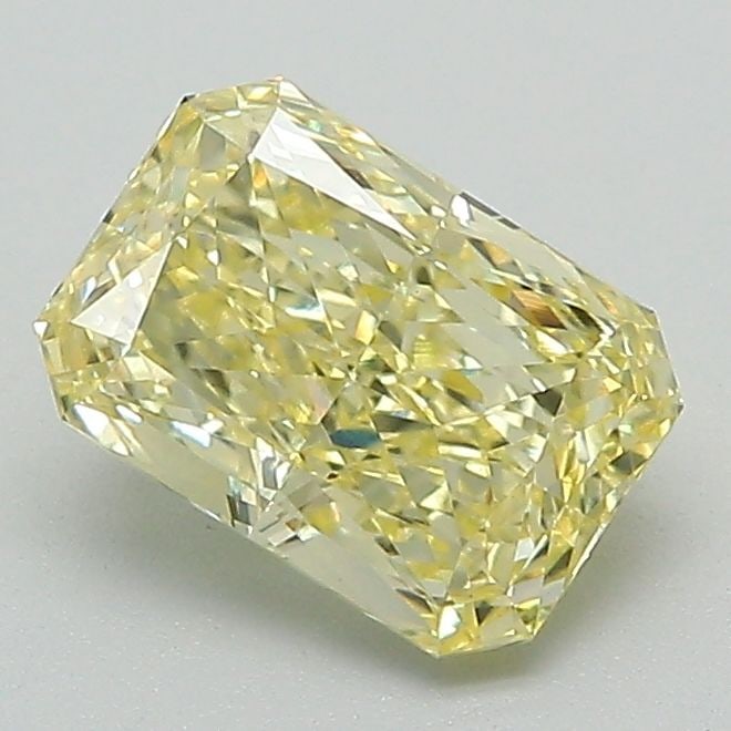 Loose Diamond - RADIANT 1.35ct Fancy Intense Yellow VS1: Loose Diamond - RADIANT 1.35ct Fancy Intense Yellow VS1 Source: This is a real non-mined Diamond that has been grown in a lab Shape: RADIANT Carats: 1.35 Color: Fancy Intense Yellow Certification: IGI