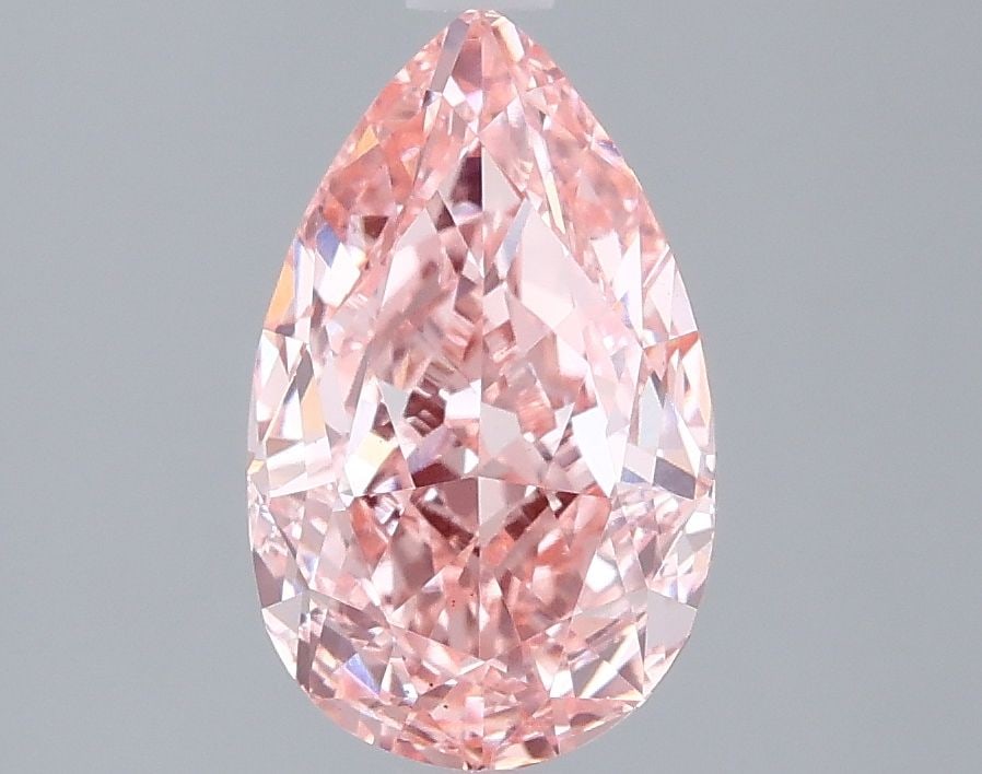 Loose Diamond - PEAR 2.2ct Fancy Vivid Pink VS1: Loose Diamond - PEAR 2.2ct Fancy Vivid Pink VS1 Source: This is a real non-mined Diamond that has been grown in a lab Shape: PEAR Carats: 2.2 Color: Fancy Vivid Pink Certification: IGI Video: