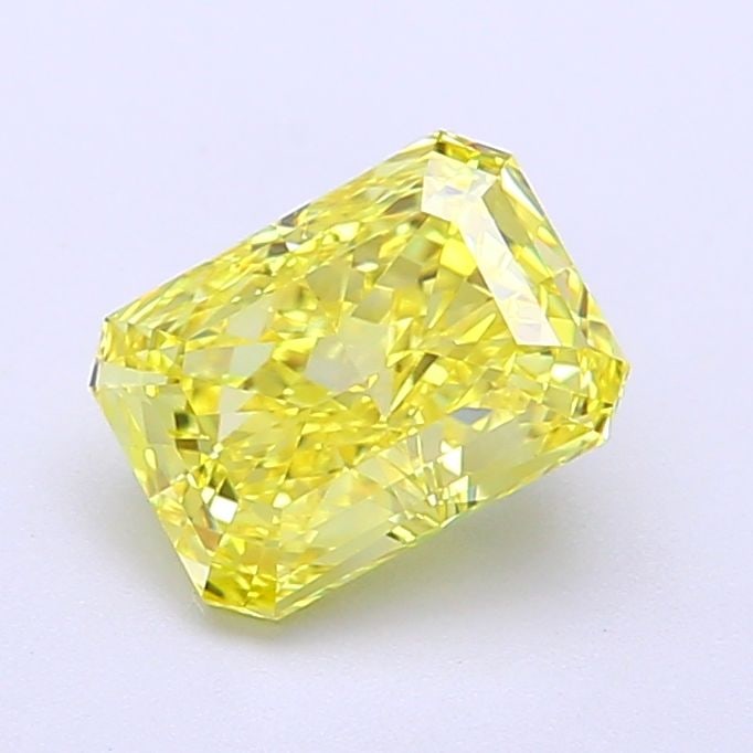 Loose Diamond - RADIANT 1.51ct Fancy Vivid Yellow IF: Loose Diamond - RADIANT 1.51ct Fancy Vivid Yellow IF Source: This is a real non-mined Diamond that has been grown in a lab Shape: RADIANT Carats: 1.51 Color: Fancy Vivid Yellow Certification: IGI Vide