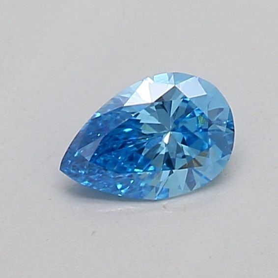 Loose Diamond - PEAR 0.17ct Fancy Vivid Blue VS1: Loose Diamond - PEAR 0.17ct Fancy Vivid Blue VS1 Source: This is a real non-mined Diamond that has been grown in a lab Shape: PEAR Carats: 0.17 Color: Fancy Vivid Blue Certification: IGI Video: