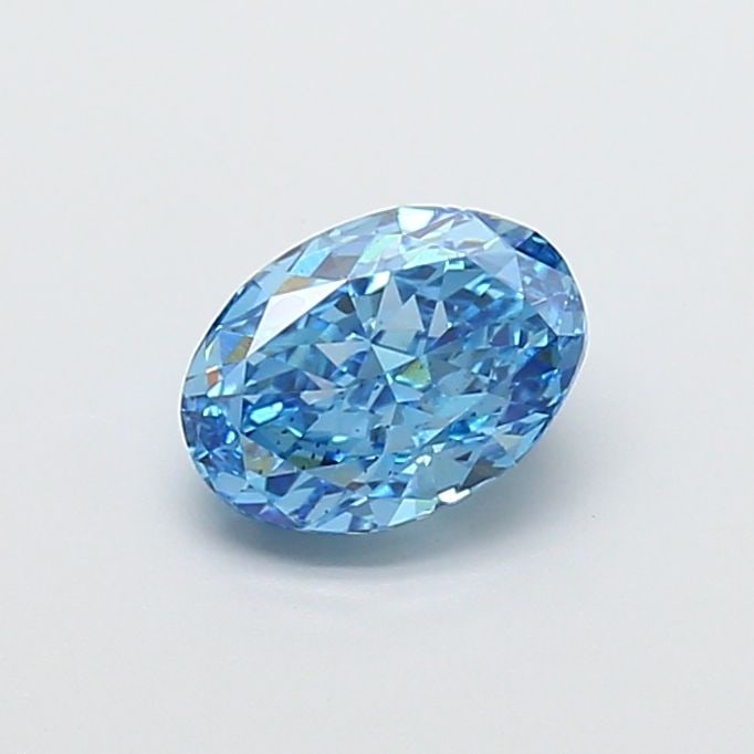 Loose Diamond - OVAL 1.53ct Fancy Vivid Blue VS2: Loose Diamond - OVAL 1.53ct Fancy Vivid Blue VS2 Source: This is a real non-mined Diamond that has been grown in a lab Shape: OVAL Carats: 1.53 Color: Fancy Vivid Blue Certification: IGI Video: