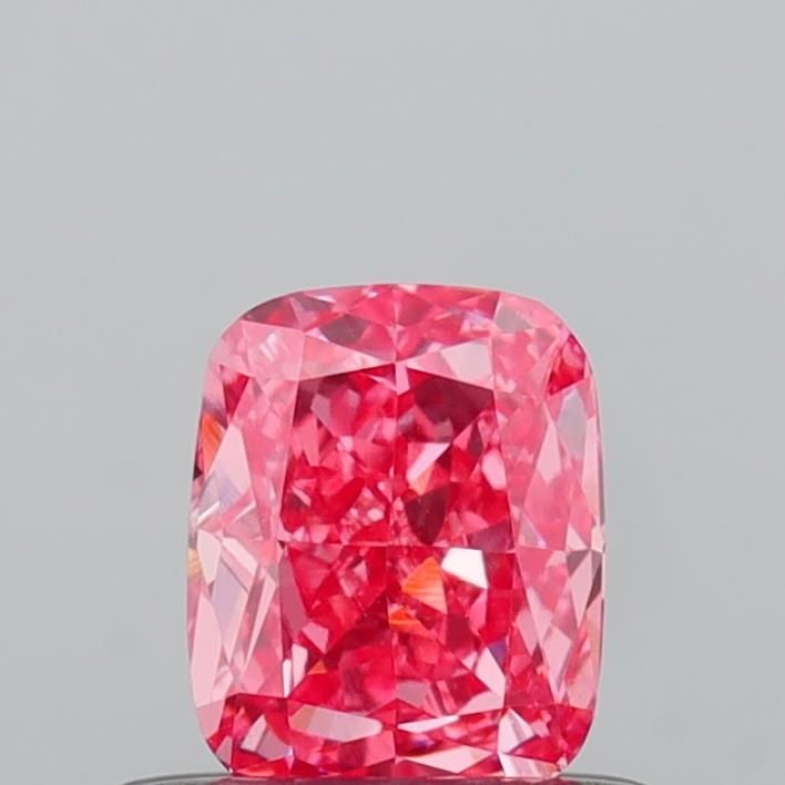 Loose Diamond - CUSHION MODIFIED 0.53ct Fancy Vivid Pink VVS2: Loose Diamond - CUSHION MODIFIED 0.53ct Fancy Vivid Pink VVS2 Source: This is a real non-mined Diamond that has been grown in a lab Shape: CUSHION MODIFIED Carats: 0.53 Color: Fancy Vivid Pink Certifi