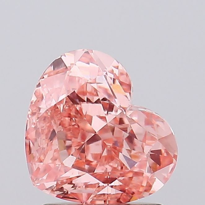 Loose Diamond - HEART 2.1ct Fancy Vivid Pink VS1: Loose Diamond - HEART 2.1ct Fancy Vivid Pink VS1 Source: This is a real non-mined Diamond that has been grown in a lab Shape: HEART Carats: 2.1 Color: Fancy Vivid Pink Certification: IGI The Diamond D