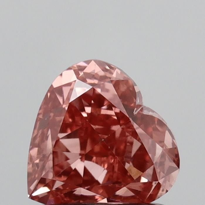 Loose Diamond - HEART 1.01ct Fancy Vivid Pink VS2: Loose Diamond - HEART 1.01ct Fancy Vivid Pink VS2 Source: This is a real non-mined Diamond that has been grown in a lab Shape: HEART Carats: 1.01 Color: Fancy Vivid Pink Certification: IGI Video: