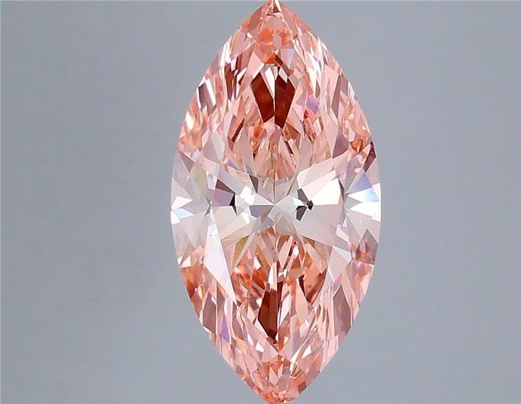 Loose Diamond - MARQUISE 4.01ct Fancy Vivid Pink VS1: Loose Diamond - MARQUISE 4.01ct Fancy Vivid Pink VS1 Source: This is a real non-mined Diamond that has been grown in a lab Shape: MARQUISE Carats: 4.01 Color: Fancy Vivid Pink Certification: IGI Video
