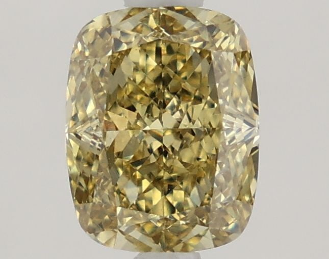 Loose Diamond - CUSHION BRILLIANT 1.58ct Fancy Vivid Yellow VS1: Loose Diamond - CUSHION BRILLIANT 1.58ct Fancy Vivid Yellow VS1 Source: This is a real non-mined Diamond that has been grown in a lab Shape: CUSHION BRILLIANT Carats: 1.58 Color: Fancy Vivid Yellow Ce