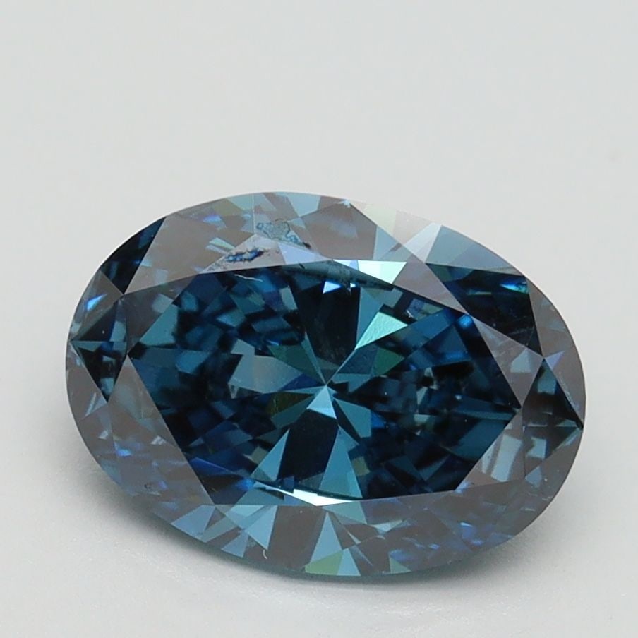 Loose Diamond - OVAL 2.0ct Fancy Vivid Blue SI1: Loose Diamond - OVAL 2.0ct Fancy Vivid Blue SI1 Source: This is a real non-mined Diamond that has been grown in a lab Shape: OVAL Carats: 2.0 Color: Fancy Vivid Blue Certification: IGI Video: