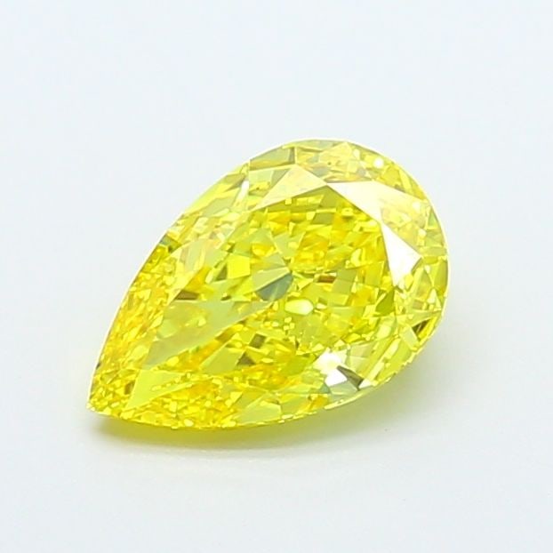 Loose Diamond - PEAR 1.75ct Fancy Vivid Yellow VS1: Loose Diamond - PEAR 1.75ct Fancy Vivid Yellow VS1 Source: This is a real non-mined Diamond that has been grown in a lab Shape: PEAR Carats: 1.75 Color: Fancy Vivid Yellow Certification: IGI Video: