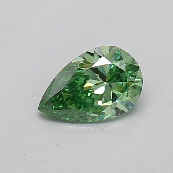 Loose Diamond - PEAR 0.15ct Fancy Vivid Green VS1: Loose Diamond - PEAR 0.15ct Fancy Vivid Green VS1 Source: This is a real non-mined Diamond that has been grown in a lab Shape: PEAR Carats: 0.15 Color: Fancy Vivid Green Certification: IGI The Diamond