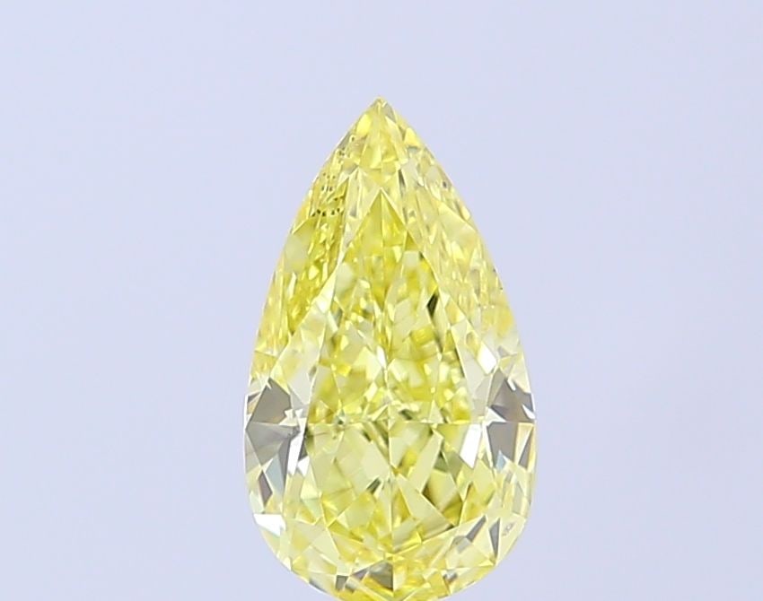 Loose Diamond - PEAR 1.51ct Fancy Intense Yellow VS2: Loose Diamond - PEAR 1.51ct Fancy Intense Yellow VS2 Source: This is a real non-mined Diamond that has been grown in a lab Shape: PEAR Carats: 1.51 Color: Fancy Intense Yellow Certification: IGI Video