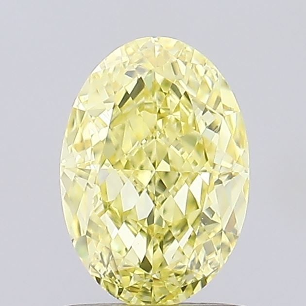 Loose Diamond - OVAL 1.07ct Fancy Intense Yellow VVS2: Loose Diamond - OVAL 1.07ct Fancy Intense Yellow VVS2 Source: This is a real non-mined Diamond that has been grown in a lab Shape: OVAL Carats: 1.07 Color: Fancy Intense Yellow Certification: IGI Vide
