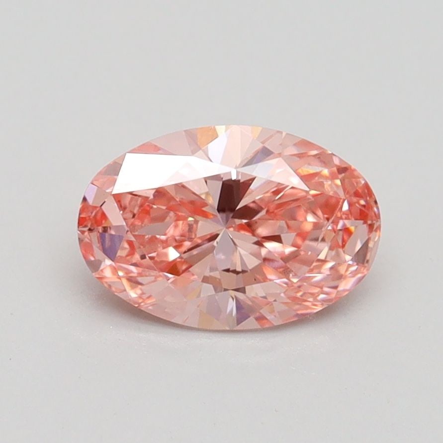 Loose Diamond - OVAL 1.0ct Fancy Intense Pink SI1: Loose Diamond - OVAL 1.0ct Fancy Intense Pink SI1 Source: This is a real non-mined Diamond that has been grown in a lab Shape: OVAL Carats: 1.0 Color: Fancy Intense Pink Certification: IGI Video: