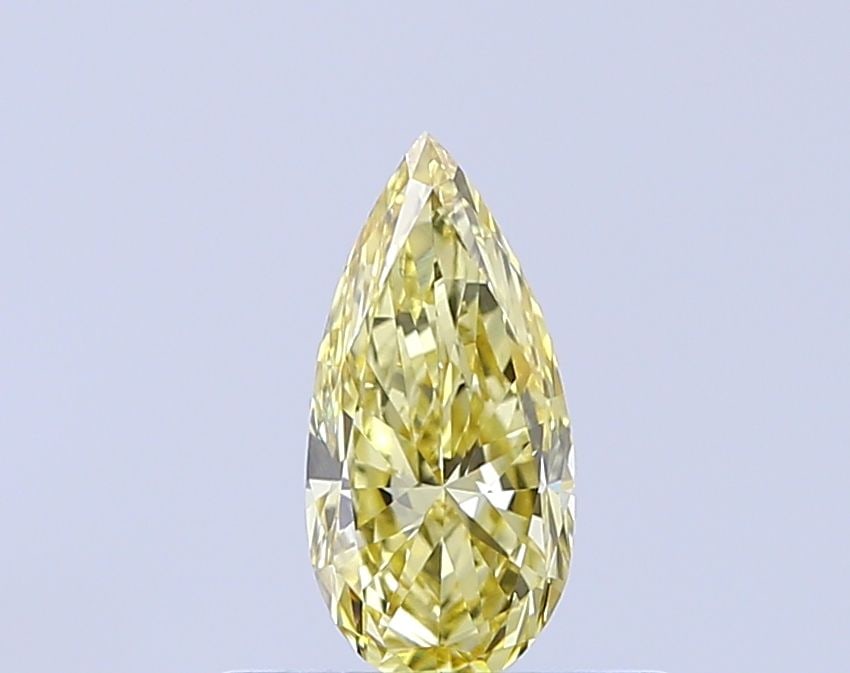 Loose Diamond - PEAR 0.41ct Fancy Intense Yellow VVS2: Loose Diamond - PEAR 0.41ct Fancy Intense Yellow VVS2 Source: This is a real non-mined Diamond that has been grown in a lab Shape: PEAR Carats: 0.41 Color: Fancy Intense Yellow Certification: IGI Vide