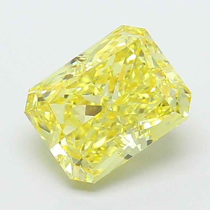 Loose Diamond - RADIANT 3.6ct Fancy Intense Yellow VS2: Loose Diamond - RADIANT 3.6ct Fancy Intense Yellow VS2 Source: This is a real non-mined Diamond that has been grown in a lab Shape: RADIANT Carats: 3.6 Color: Fancy Intense Yellow Certification: IGI V