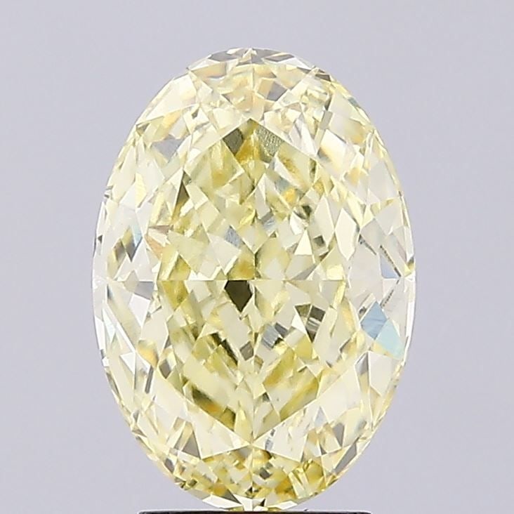 Loose Diamond - OVAL 4.11ct Fancy Intense Yellow VVS2: Loose Diamond - OVAL 4.11ct Fancy Intense Yellow VVS2 Source: This is a real non-mined Diamond that has been grown in a lab Shape: OVAL Carats: 4.11 Color: Fancy Intense Yellow Certification: IGI Vide