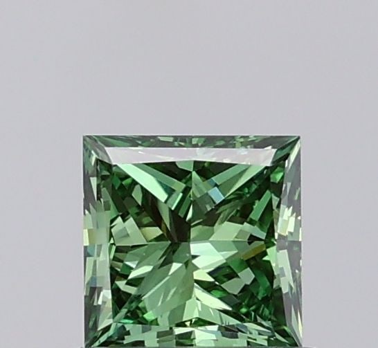 Loose Diamond - PRINCESS 0.76ct Fancy Vivid Green VVS2: Loose Diamond - PRINCESS 0.76ct Fancy Vivid Green VVS2 Source: This is a real non-mined Diamond that has been grown in a lab Shape: PRINCESS Carats: 0.76 Color: Fancy Vivid Green Certification: NONE V
