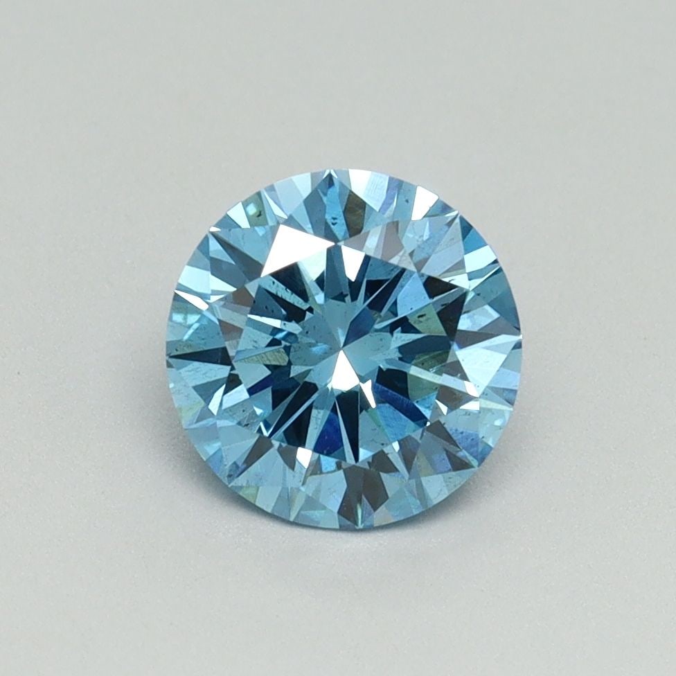 Loose Diamond - ROUND 1.2ct Fancy Vivid Blue SI1: Loose Diamond - ROUND 1.2ct Fancy Vivid Blue SI1 Source: This is a real non-mined Diamond that has been grown in a lab Shape: ROUND Carats: 1.2 Color: Fancy Vivid Blue Certification: IGI Video: