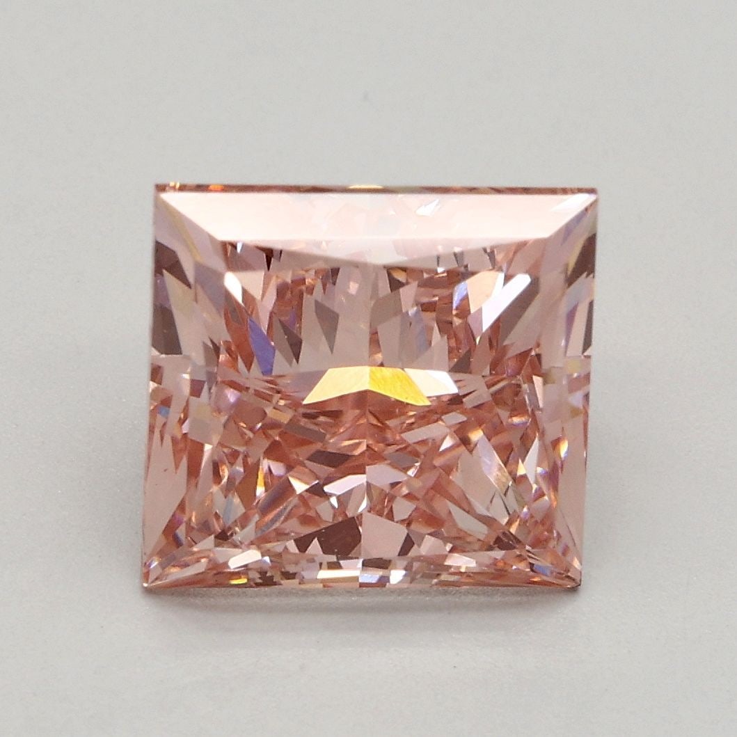 Loose Diamond - PRINCESS 2.84ct Fancy Intense Pink VS2: Loose Diamond - PRINCESS 2.84ct Fancy Intense Pink VS2 Source: This is a real non-mined Diamond that has been grown in a lab Shape: PRINCESS Carats: 2.84 Color: Fancy Intense Pink Certification: IGI V