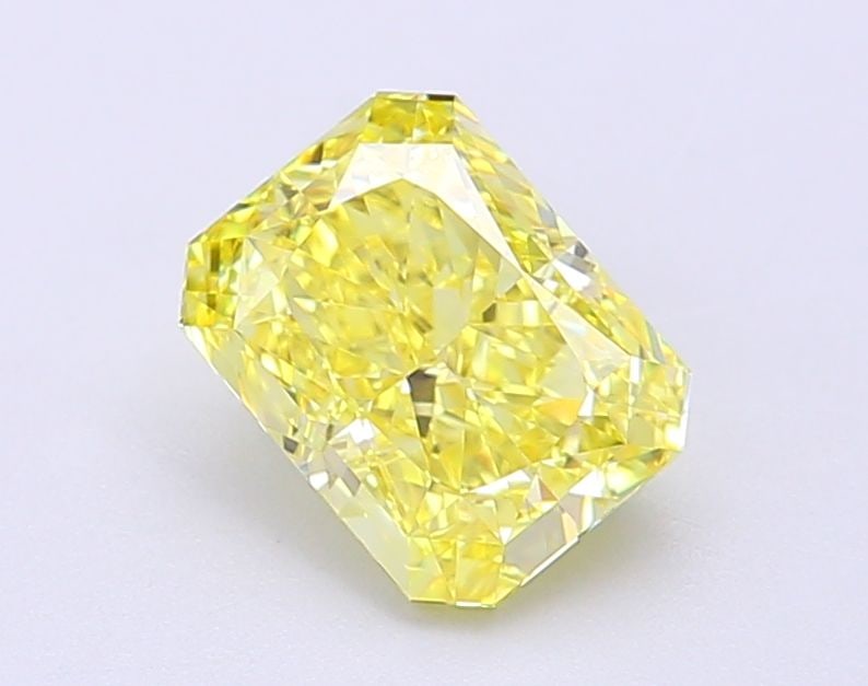 Loose Diamond - RADIANT 1.52ct Fancy Intense Yellow VVS2: Loose Diamond - RADIANT 1.52ct Fancy Intense Yellow VVS2 Source: This is a real non-mined Diamond that has been grown in a lab Shape: RADIANT Carats: 1.52 Color: Fancy Intense Yellow Certification: IG