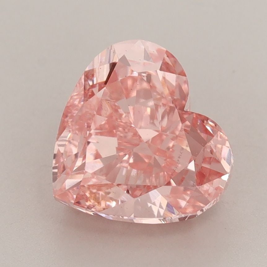Loose Diamond - HEART 2.84ct Fancy Vivid Pink VS2: Loose Diamond - HEART 2.84ct Fancy Vivid Pink VS2 Source: This is a real non-mined Diamond that has been grown in a lab Shape: HEART Carats: 2.84 Color: Fancy Vivid Pink Certification: IGI Video: