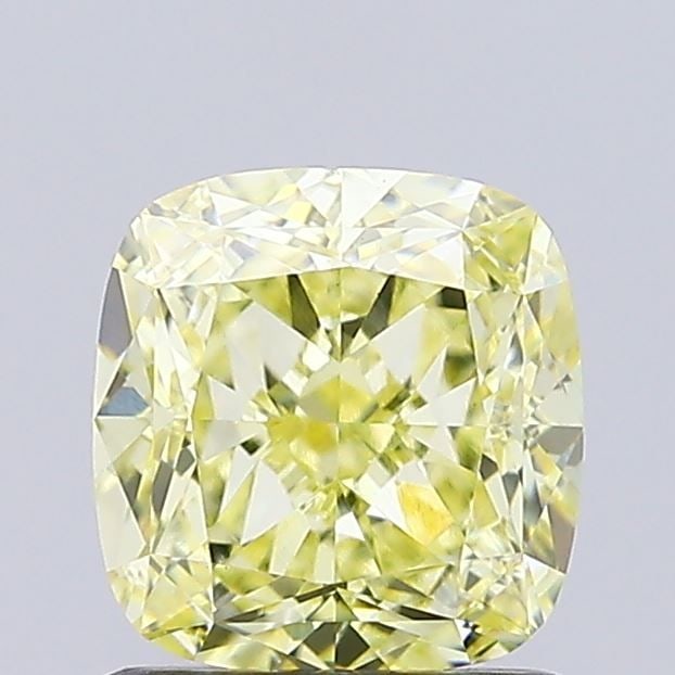 Loose Diamond - CUSHION MODIFIED 1.17ct Fancy Yellow VS1: Loose Diamond - CUSHION MODIFIED 1.17ct Fancy Yellow VS1 Source: This is a real non-mined Diamond that has been grown in a lab Shape: CUSHION MODIFIED Carats: 1.17 Color: Fancy Yellow Certification: I