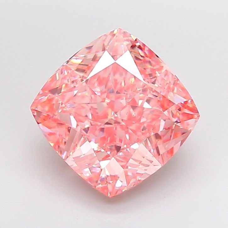 Loose Diamond - CUSHION MODIFIED 7.02ct Fancy Vivid Pink VS2: Loose Diamond - CUSHION MODIFIED 7.02ct Fancy Vivid Pink VS2 Source: This is a real non-mined Diamond that has been grown in a lab Shape: CUSHION MODIFIED Carats: 7.02 Color: Fancy Vivid Pink Certific