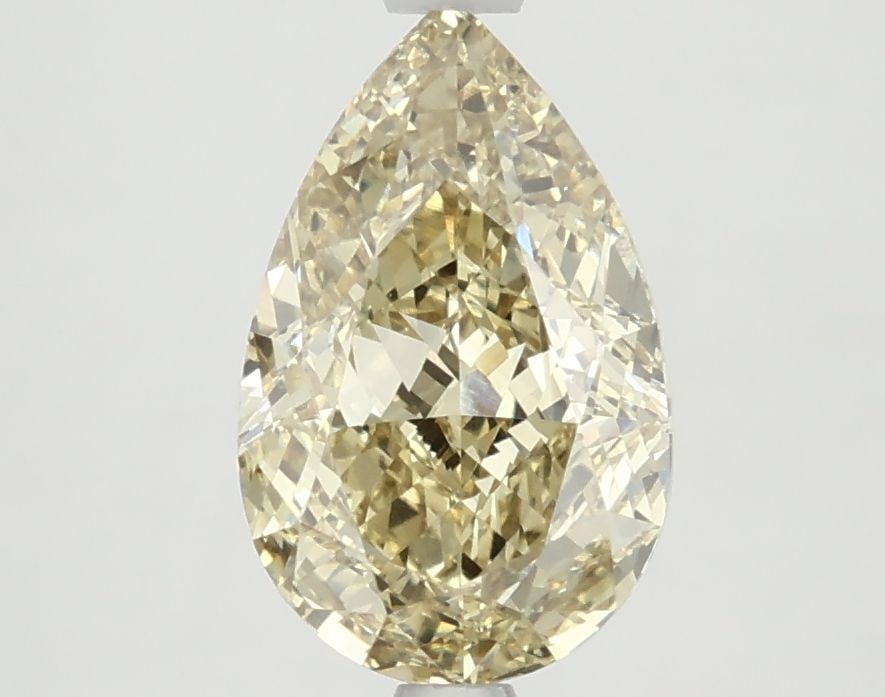 Loose Diamond - PEAR 2.51ct Fancy Vivid Yellow VS1: Loose Diamond - PEAR 2.51ct Fancy Vivid Yellow VS1 Source: This is a real non-mined Diamond that has been grown in a lab Shape: PEAR Carats: 2.51 Color: Fancy Vivid Yellow Certification: NONE The Diam