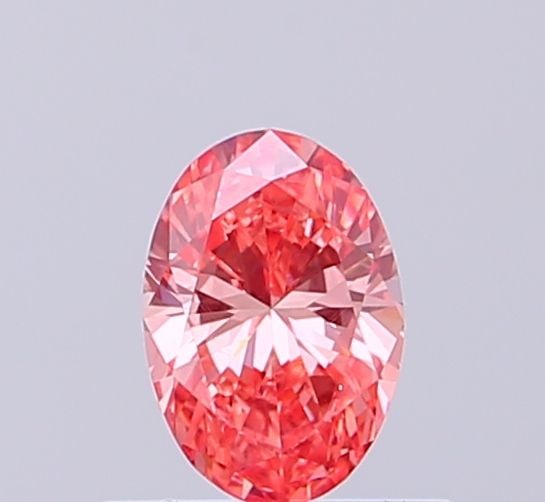 Loose Diamond - OVAL 0.54ct Fancy Vivid Pink VS1: Loose Diamond - OVAL 0.54ct Fancy Vivid Pink VS1 Source: This is a real non-mined Diamond that has been grown in a lab Shape: OVAL Carats: 0.54 Color: Fancy Vivid Pink Certification: NONE Video:
