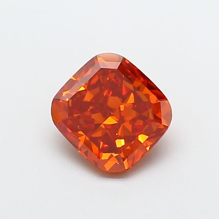 Loose Diamond - CUSHION MODIFIED 2.04ct Fancy Vivid Orange VS1: Loose Diamond - CUSHION MODIFIED 2.04ct Fancy Vivid Orange VS1 Source: This is a real non-mined Diamond that has been grown in a lab Shape: CUSHION MODIFIED Carats: 2.04 Color: Fancy Vivid Orange Cert