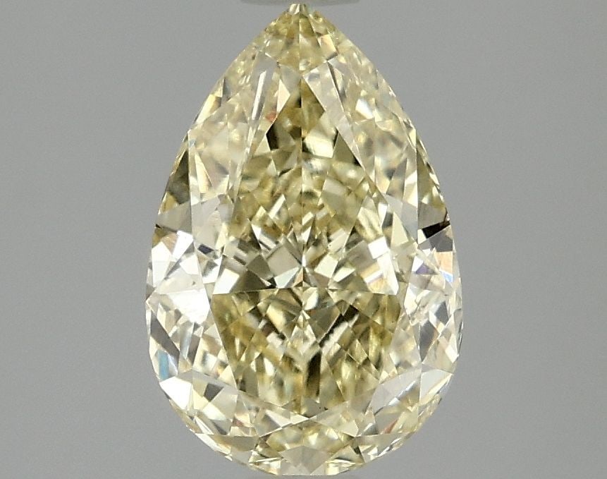 Loose Diamond - PEAR 2.09ct Fancy Intense Yellow VS2: Loose Diamond - PEAR 2.09ct Fancy Intense Yellow VS2 Source: This is a real non-mined Diamond that has been grown in a lab Shape: PEAR Carats: 2.09 Color: Fancy Intense Yellow Certification: IGI Video