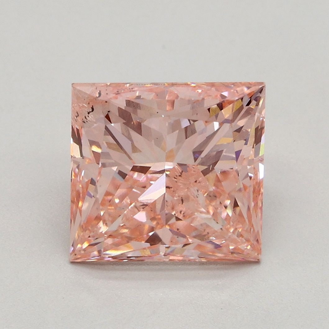 Loose Diamond - PRINCESS 2.54ct Fancy Intense Pink SI2: Loose Diamond - PRINCESS 2.54ct Fancy Intense Pink SI2 Source: This is a real non-mined Diamond that has been grown in a lab Shape: PRINCESS Carats: 2.54 Color: Fancy Intense Pink Certification: IGI V