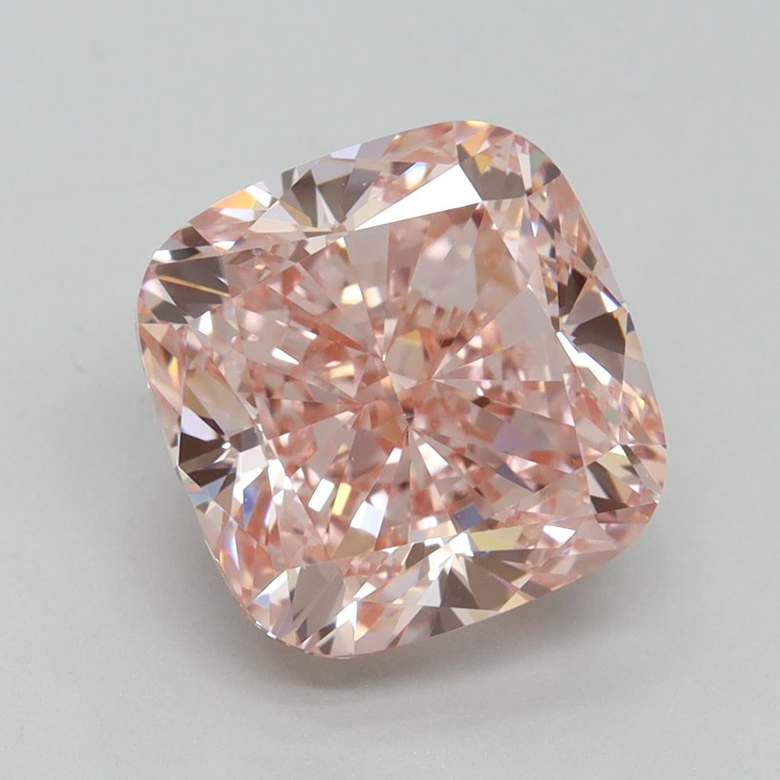 Loose Diamond - CUSHION MODIFIED 5.01ct Fancy Vivid Pink VS1: Loose Diamond - CUSHION MODIFIED 5.01ct Fancy Vivid Pink VS1 Source: This is a real non-mined Diamond that has been grown in a lab Shape: CUSHION MODIFIED Carats: 5.01 Color: Fancy Vivid Pink Certific